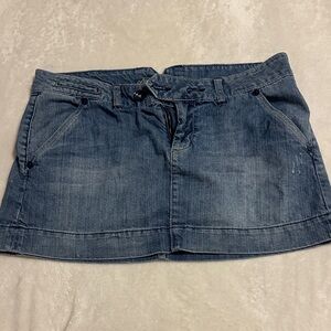 Vintage American Eagle Denim Mini Skirt